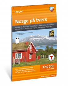 Turkart Norge på tvers (Stjørdal-Sylan) 1:50.000
