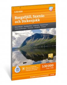 Borgafjäll, Saxnäs & Stekenjokk 1:50.000