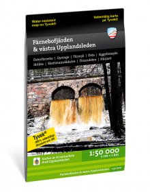 Färnebofjärden och västra Upplandsleden 1:50.000