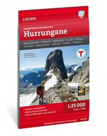 Høyfjellskart Jotunheimen: Hurrungane 1:25 000