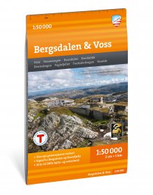 Turkart Bergsdalen & Voss 1:50 000