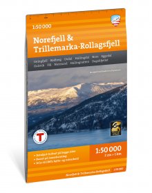 Turkart Norefjell & Trillemarka-Rollagsfjell 1:50 000