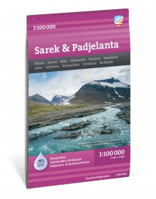 Sarek Padjelanta karta