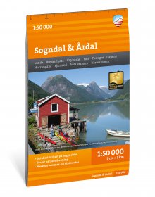Turkart Sogndal & Årdal 1:50.000