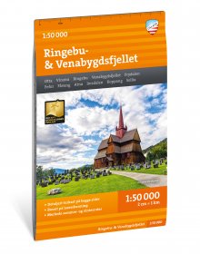 Turkart Ringebu & Venabygdsfjellet 1:50 000