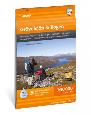 Grövelsjön & Rogen 1:50.000