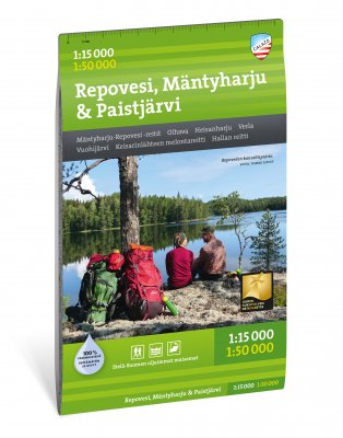 Repovesi Mäntyharju Paistjärvi 1:15.000/1:50.000