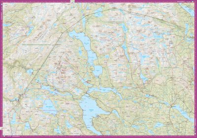 Gäddede, Hotagsfjällen & Skäckerfjällen 1:100000