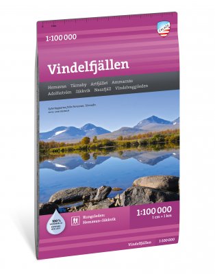 Vindelfjällen 1:100 000