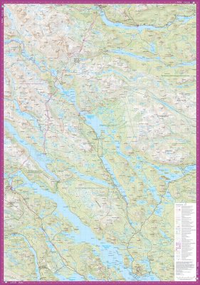 Arjeplogsfjällen 1:100000