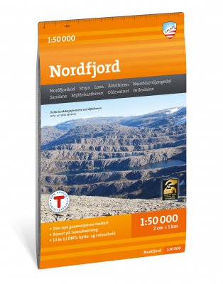 Turkart Nordfjord 1:50 000
