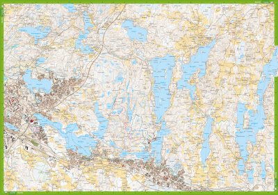 Salpausselkä: Lahti & Hollola 1:25 000