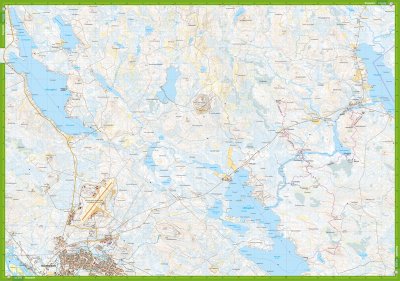 Rovaniemi: Napapiiri & Ounasvaara 1:25 000