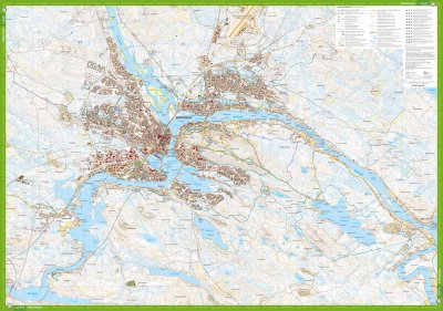 Rovaniemi: Napapiiri & Ounasvaara 1:25 000