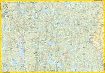 Stikart Oslo: Romeriksåsene 1:20 000