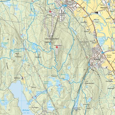Stikart Oslo: Romeriksåsene 1:20 000