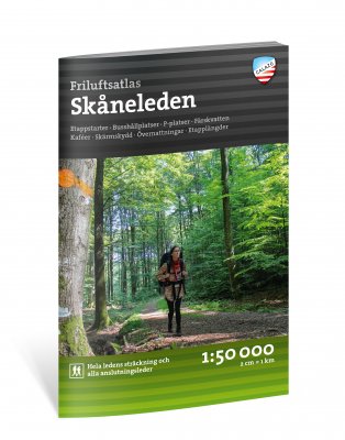 Friluftsatlas Skåneleden 1:50.000