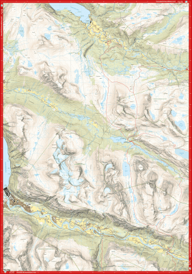 Høyfjellskart Trollheimen: Sunndal & Innerdalen 1:25 000