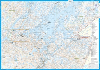 Inarijärvi Vätsäri Tsarmitunturi 1:25.000/1:100.000