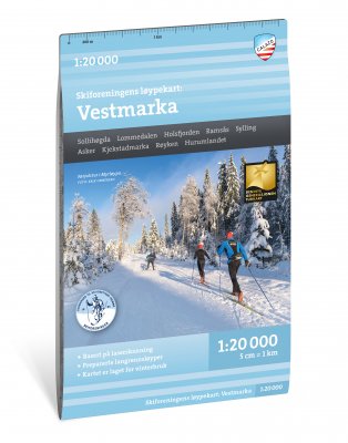 Løypekart Vestmarka
