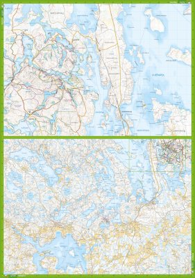 Repovesi Mäntyharju Paistjärvi 1:15.000/1:50.000