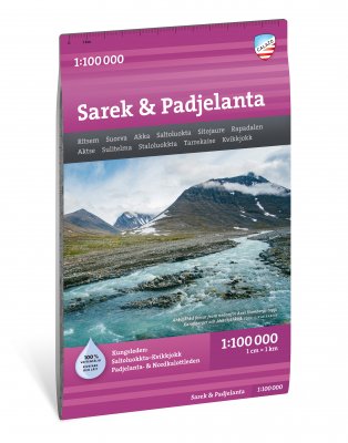 Sarek Padjelanta karta