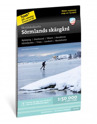 Skridskokarta Sörmlands skärgård 1:50.000