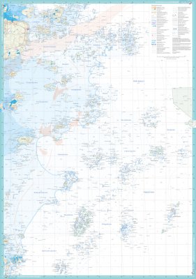 Skridskokarta Stockholms skärgård - norra 1:50.000
