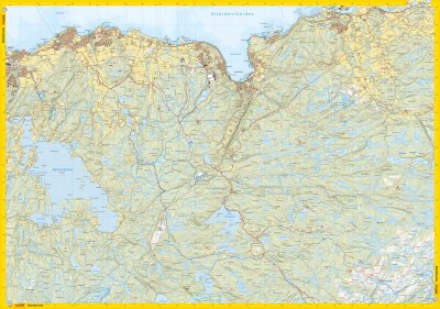 Stikart Trondheim & Malvikmarka 1:25 000