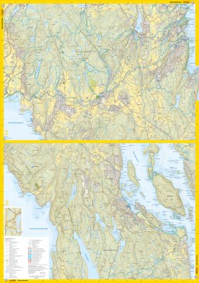 Stikart Oslo Vestmarka 1:20 000